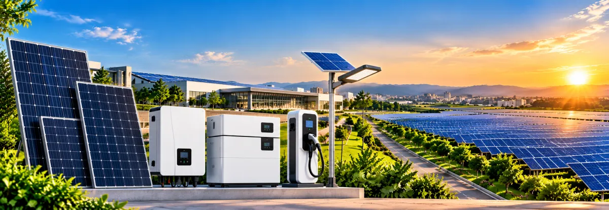 Large solar power plant